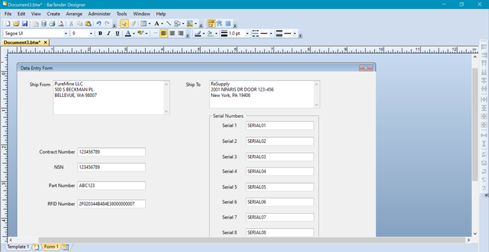 Professional Edition Data Entry Forms 700X400